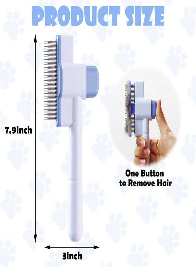 VENJA (LABEL) VENJA 1Pcs Pet Comb and Deshedding Glove Set | Cat & Dog Grooming Kit with Flea Removal Brush | Portable Hair Remover Glove, Massage Tool & Quick-Release Button Comb for Effective Fur Shedding - Image 2